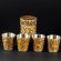 Set of Shot Glasses with Case Wolf in Birch Bark Crafts Trinket Boxes category