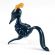 Jolly Crow Figure in Glass Figurines Birds category