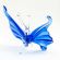 Glass Butterfly Figurine in Glass Figurines Insects category