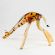 Giraffe Drinking Water in Glass Figurines Wild  Animals category