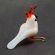 Tiny Glass Parrot in Glass Figurines Miniature Figurines category