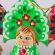 Set of Assorted Wood Dolls Russian Girls in  Christmas Ornaments category
