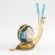 Brown Snail in Glass Figurines Insects category