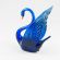 Glass Blue Swan in Glass Figurines Birds category