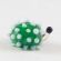 Green Hedgehog Glass Mini in Glass Figurines Miniature Figurines category