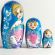 Matryoshka Doll Winter Scenes in Nesting Dolls One-of-a-kind category