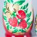 Strawberries on White Background in Nesting Dolls Flowers  category