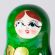 Strawberries on Green Background in Nesting Dolls Flowers  category