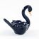 Black Swan Figure in Glass Figurines Birds category