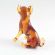 Chihuahua Figure in Glass Figurines Dogs category