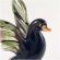 Glass Pigeon Figure in Glass Figurines Birds category