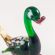 Glass Little Goose in Glass Figurines Birds category