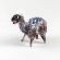 Glass Sheep Figurine in Glass Figurines Farm Animals category