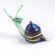 Little Glass Snail in Glass Figurines Insects category