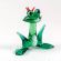 Glass Princess Frog in Glass Figurines Reptiles category