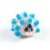 Glass Tiny Blue Hedgehog in Glass Figurines Miniature Figurines category