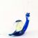 Glass Blue Snail Figurine in Glass Figurines Insects category