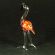 Glass Crane Figurine in Glass Figurines Birds category