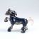 Black Glass Horse in Glass Figurines Farm Animals category