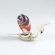 Glass Red Snail in Glass Figurines Insects category
