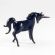 Black Glass Unicorn Figure in Glass Figurines Wild  Animals category