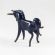 Black Glass Unicorn Figure in Glass Figurines Wild  Animals category