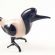 Glass Magpie Figurine in Glass Figurines Birds category