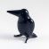 Glass Raven Figurine in Glass Figurines Birds category