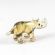 Brown Rhino Mini Figurine in Glass Figurines Miniature Figurines category