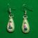 Finift Earrings Nocturn with Green in Finift Jewelry Earrings category