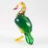 Blown Glass Blue Duck in Glass Figurines Birds category