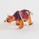 Glass Little Brown Bear in Glass Figurines Miniature Figurines category
