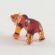 Glass Little Brown Bear in Glass Figurines Miniature Figurines category