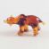 Glass Little Brown Bear in Glass Figurines Miniature Figurines category