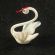 White Swan in Glass Figurines Birds category