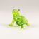 Green Frog Figurine in Glass Figurines Reptiles category