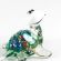 Green Jolly Turtle in Glass Figurines Reptiles category