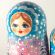 Russian Winter Night Nesting Doll in Nesting Dolls Traditional Dolls category