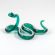 Glass Snake Figurine in Glass Figurines Reptiles category