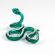 Glass Snake Figurine in Glass Figurines Reptiles category