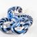 Blue Glass Snake in Glass Figurines Reptiles category