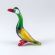 Green Goose in Glass Figurines Birds category