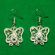 Enamel Earring Butterfly White in Finift Jewelry Earrings category