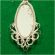 Enamel Earring Tango Green in Finift Jewelry Earrings category