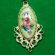 Enamel Earring Tango Green in Finift Jewelry Earrings category