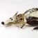 Blown Glass Brown Rat in Glass Figurines Wild  Animals category