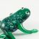 Green Glass Frog in Glass Figurines Reptiles category