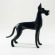 Glass German Dog in Glass Figurines Dogs category