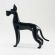 Glass German Dog in Glass Figurines Dogs category
