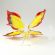 Glass Butterfly in Glass Figurines Butterflies category